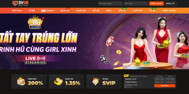 SV88 | Sân Chơi Đỉnh Nóc Đạt Chuẩn 5 Sao Châu Âu