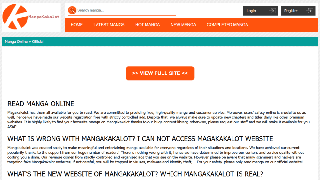 MangaKakalot Offline? 