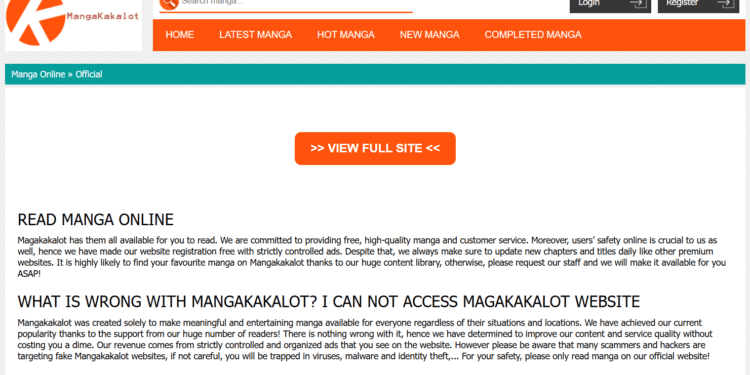 MangaKakalot Offline?