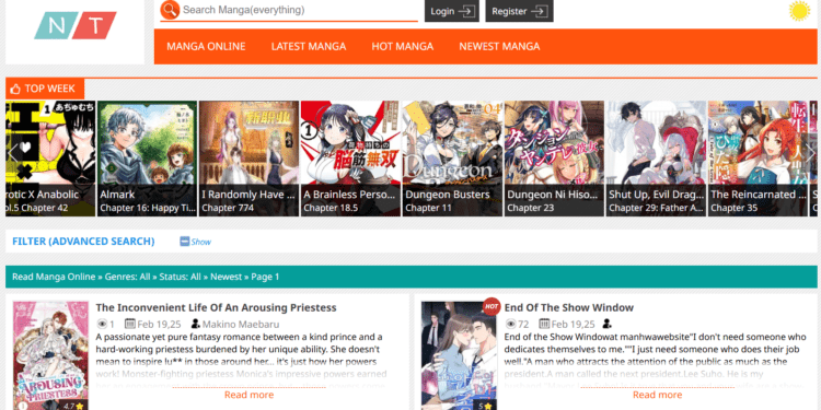 Is MangaNato Down Right Now?